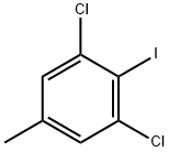 1,3-Dichloro-2-iodo-5-Methylbenzene Struktur