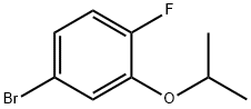 4-BroMo-1-fluoro-2-isopropoxybenzene Struktur