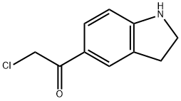 Ethanone, 2-chloro-1-(2,3-dihydro-1H-indol-5-yl)- Struktur
