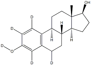 Estradiol-d5 Struktur