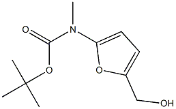 tert-butyl (5-(hydroxyMethyl)furan-2-yl)MethylcarbaMate Struktur