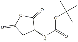 Boc-D-Aspartic anhydride Structure