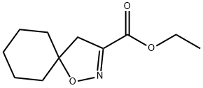 ethyl 1-oxa-2-azaspiro[4.5]dec-2-ene-3-carboxylate Struktur