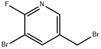 3-broMo-5-(broMoMethyl)-2-fluoropyridine 結構式