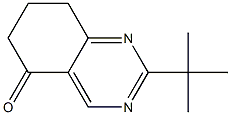 2-(tert-Butyl)-7,8-dihydroquinazolin-5(6H)-one Struktur