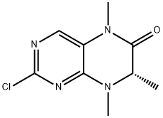 (S)-2-chloro-5,7,8-triMethyl-7,8-dihydropteridin-6(5H)-one Struktur