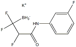 potassium trifluoro(3-((3-fluorophenyl)amino)-3-oxopropyl)borate Struktur