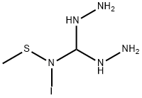 Dihydrazinyl-N-iodo(Methylthio)MethanaMine Struktur