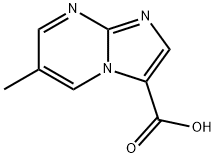 6-Methylimidazo[1,2-a]pyrimidine-3-carboxylic acid Struktur
