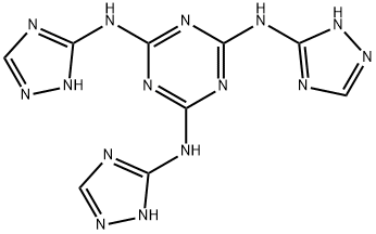 N2,N4,N6-三(1H-1,2,4-三唑-3-基)-1,3,5-三嗪-2,4,6-三氨基 結(jié)構(gòu)式