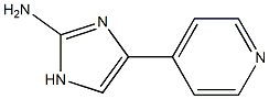 1H-Imidazol-2-amine, 4-(4-pyridinyl)- Struktur