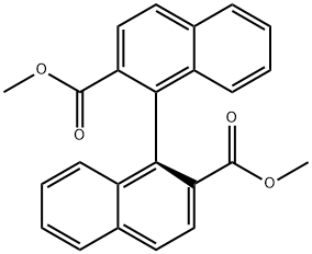 S-[1,1'-Binaphthalene]-2,2'-dicarboxylic acid 2,2'-dimethyl ester Struktur
