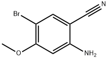 2-Amino-5-bromo-4-methoxybenzonitrile Struktur