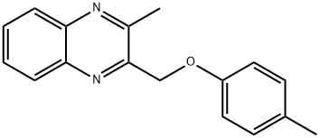 2-Methyl-3-p-tolyloxymethyl-quinoxaline Structure