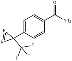 4-(3-(Trifluoromethyl)-3H-diazirin-3-yl)benzamide Struktur