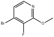 4-bromo-3-fluoro-2-methoxypyridine Struktur