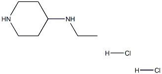N-Ethylpiperidine-4-amine dihydrochloride Struktur