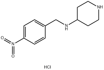 N-(4-Nitrobenzyl)piperidine-4-amine dihydrochloride Struktur