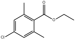 4-Chloro-2,6-dimethyl-benzoic acid ethyl ester Struktur