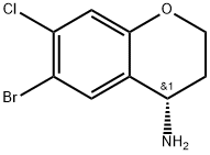 (4S)-6-BROMO-7-CHLOROCHROMANE-4-YLAMINE|