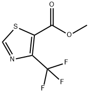 4-Trifluoromethyl-thiazole-5-carboxylic acid methyl ester 結(jié)構(gòu)式