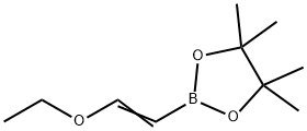 1,3,2-Dioxaborolane, 2-(2-ethoxyethenyl)- 4,4,5,5-tetramethyl- Struktur