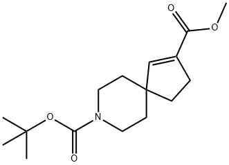 8-Tert-Butyl 2-Methyl 8-Azaspiro[4.5]Dec-1-Ene-2,8-Dicarboxylate Struktur