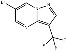 6-Bromo-3-(trifluoromethyl)pyrazolo[1,5-a]pyrimidine Struktur