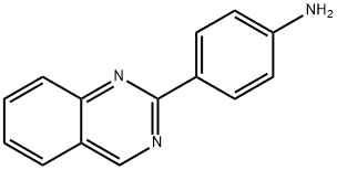 4-(quinazolin-2-yl)aniline Struktur