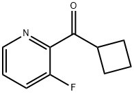 2-cyclobutanecarbonyl-3-fluoropyridine Struktur