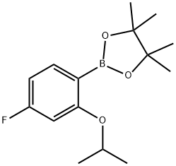 4-Fluoro-2-isopropoxyphenylboronic acid pinacol ester Struktur