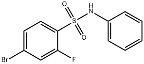 4-bromo-2-fluoro-N-phenylbenzenesulfonamide Struktur