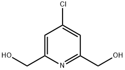 2,6-Pyridinedimethanol, 4-chloro- Struktur