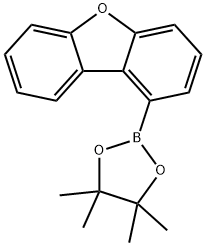 二苯并呋喃-1-基硼酸頻哪醇酯 結(jié)構(gòu)式