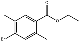 Ethyl 4-bromo-2,5-dimethylbenzoate Struktur