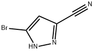 5-bromo-1H-Pyrazole-3-carbonitrile Struktur