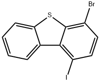 4-bromo-1-iododibenzothiophene Struktur