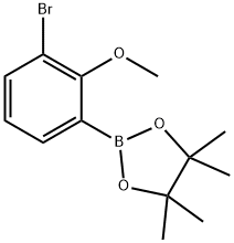 3-Bromo-2-methoxyphenylboronic acid pinacol ester 結(jié)構(gòu)式