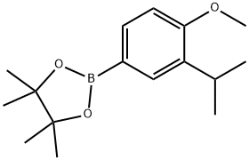 4-Methoxy-3-(1-methylethyl)phenylboronic acid pinacol ester Struktur