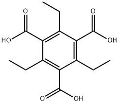 1,3,5-Benzenetricarboxylic acid,2,4,6-triethyl- Struktur