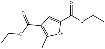 Diethyl 5-methyl-1H-pyrrole-2,4-dicarboxylate Struktur