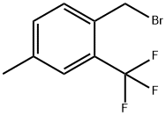 1-(bromomethyl)-2-(trifluoromethyl)-4-methylbenzene Struktur
