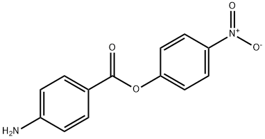 Benzoic acid, 4-amino-,4-nitrophenyl ester Struktur