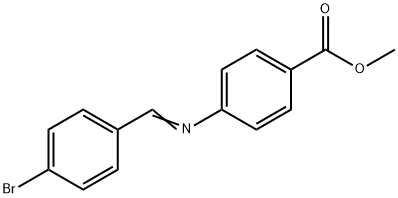 methyl 4-[(4-bromobenzylidene)amino]benzoate Struktur