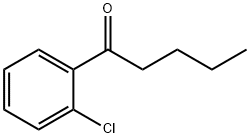 1-PENTANONE, 1-(2-CHLOROPHENYL)- Struktur