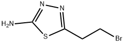 5-(2-bromoethyl)-1,3,4-thiadiazol-2-amine Struktur