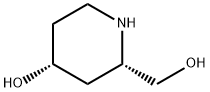 (2S,4R)-2-(hydroxymethyl)piperidin-4-ol Struktur