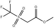 METHYL 2-TRIFLUOROMETHANESULFONYLACETATE Structure