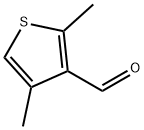 2,4-DIMETHYLTHIOPHENE-3-CARBALDEHYDE Struktur