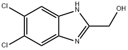 5,6-Dichloro-2-(hydroxymethyl)benzimidazole, 6478-80-4, 結(jié)構(gòu)式
